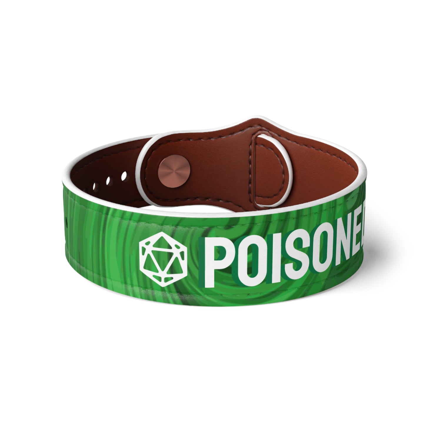 Poisoned Status Effect - Faux Leather Wristband