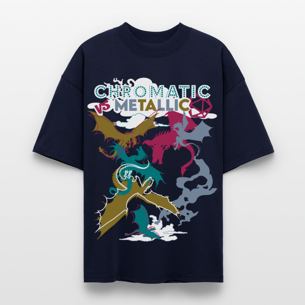Organic Relaxed T-Shirt Made in EU - navy