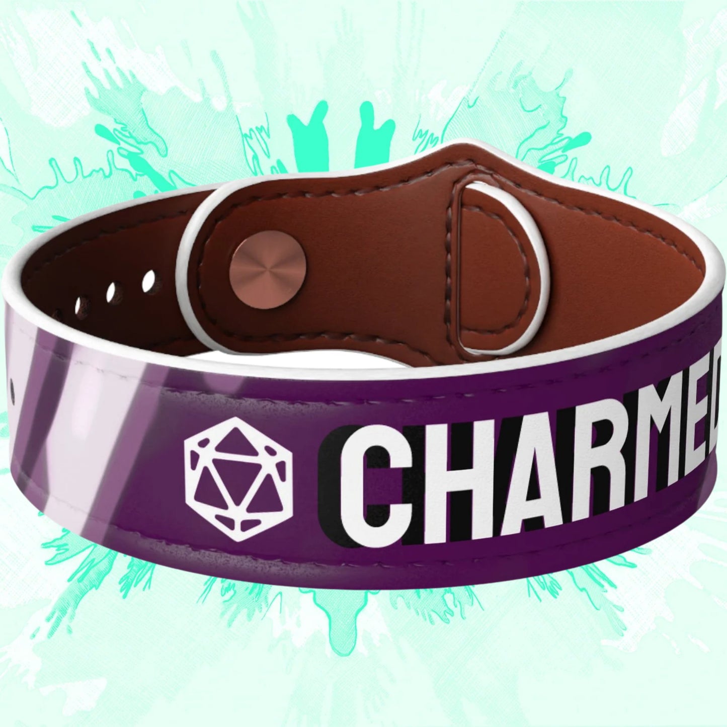 Charmed Status Effect - Faux Leather Wristband