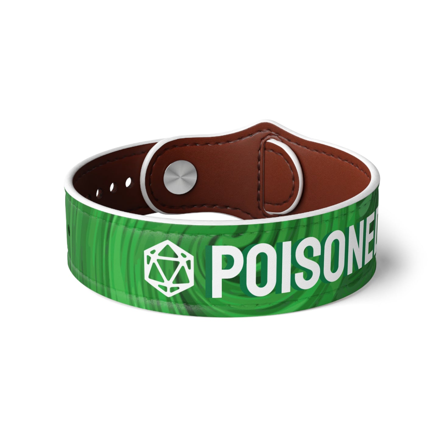 Poisoned Status Effect - Faux Leather Wristband