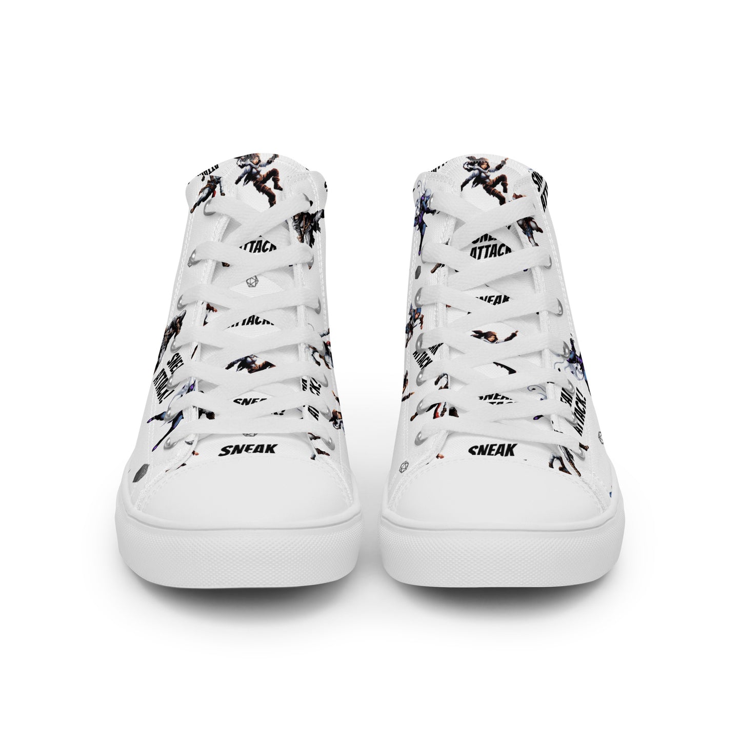 Sneak Attack Sneakers! - Masculine size convention - High top shoes