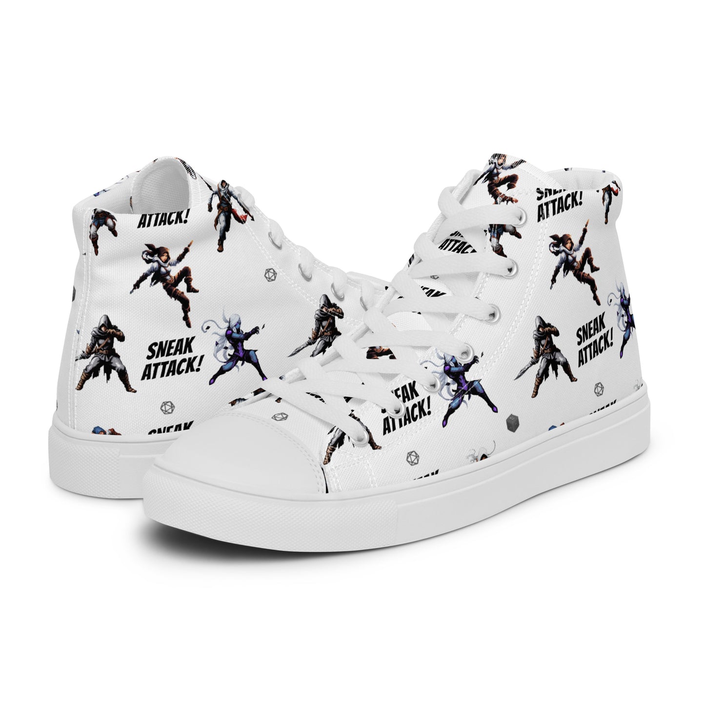 Sneak Attack Sneakers! - Masculine size convention - High top shoes