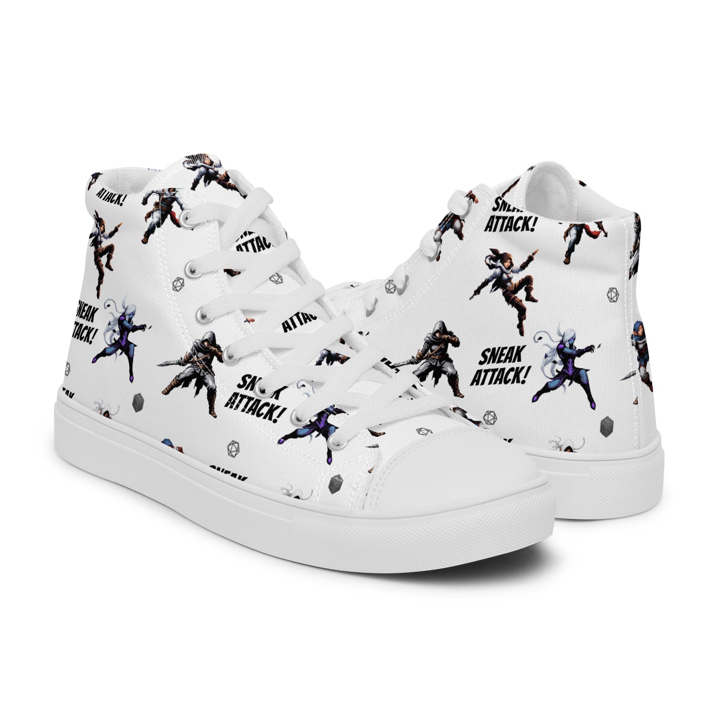 Sneak Attack Sneakers! - Masculine size convention - High top shoes