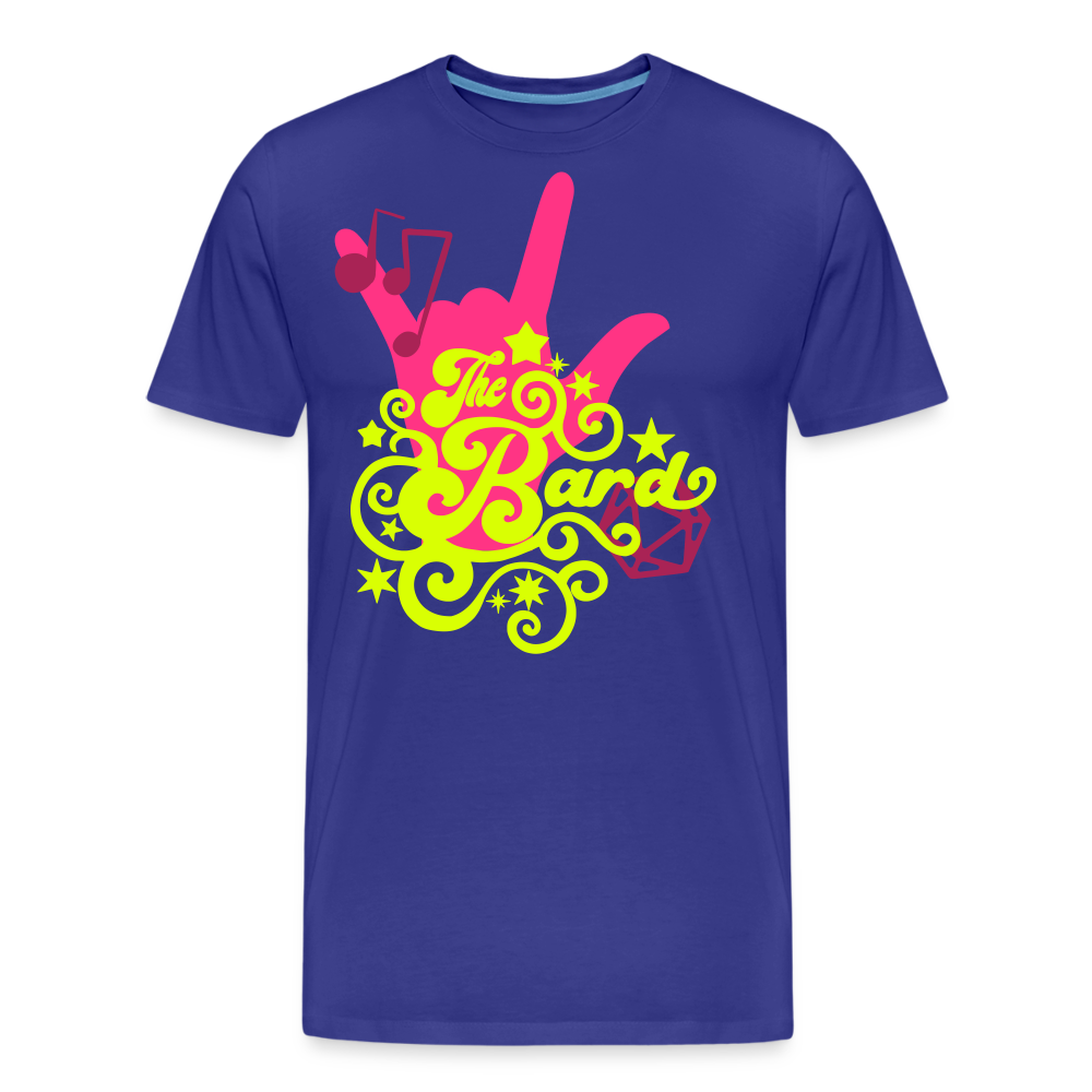 The Bard Neon Tee! - Masculine Fit - royal blue