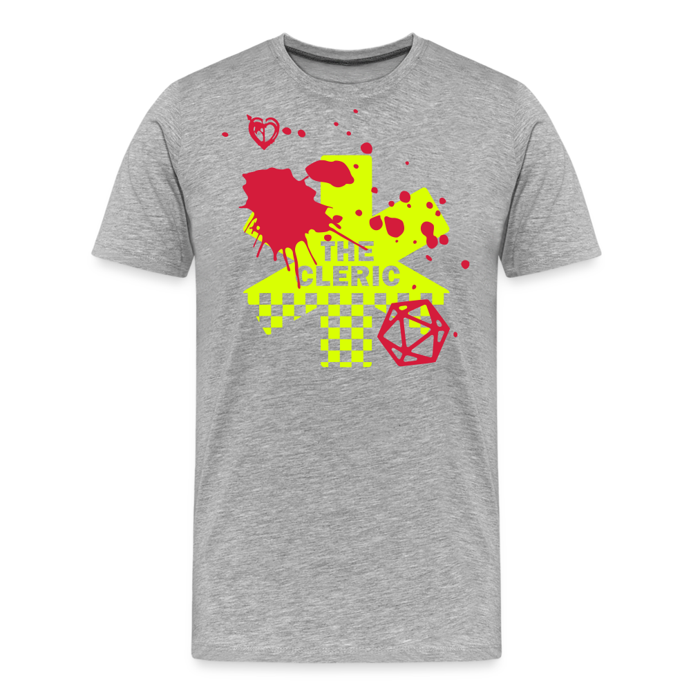 The Cleric Neon Tee! - Masculine Fit - heather grey