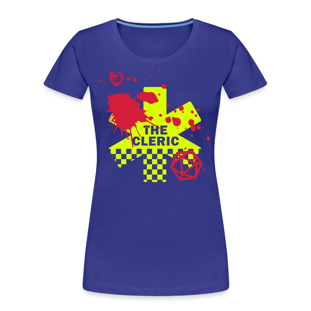 The Cleric Neon Tee! - Feminine Fit - royal blue