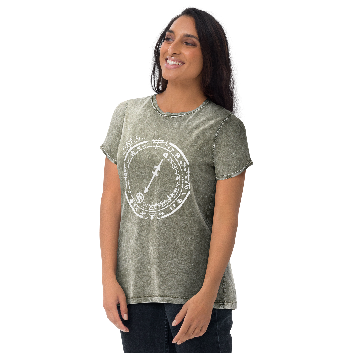 Teleportation Circle Denim Tee - Unisex Fit