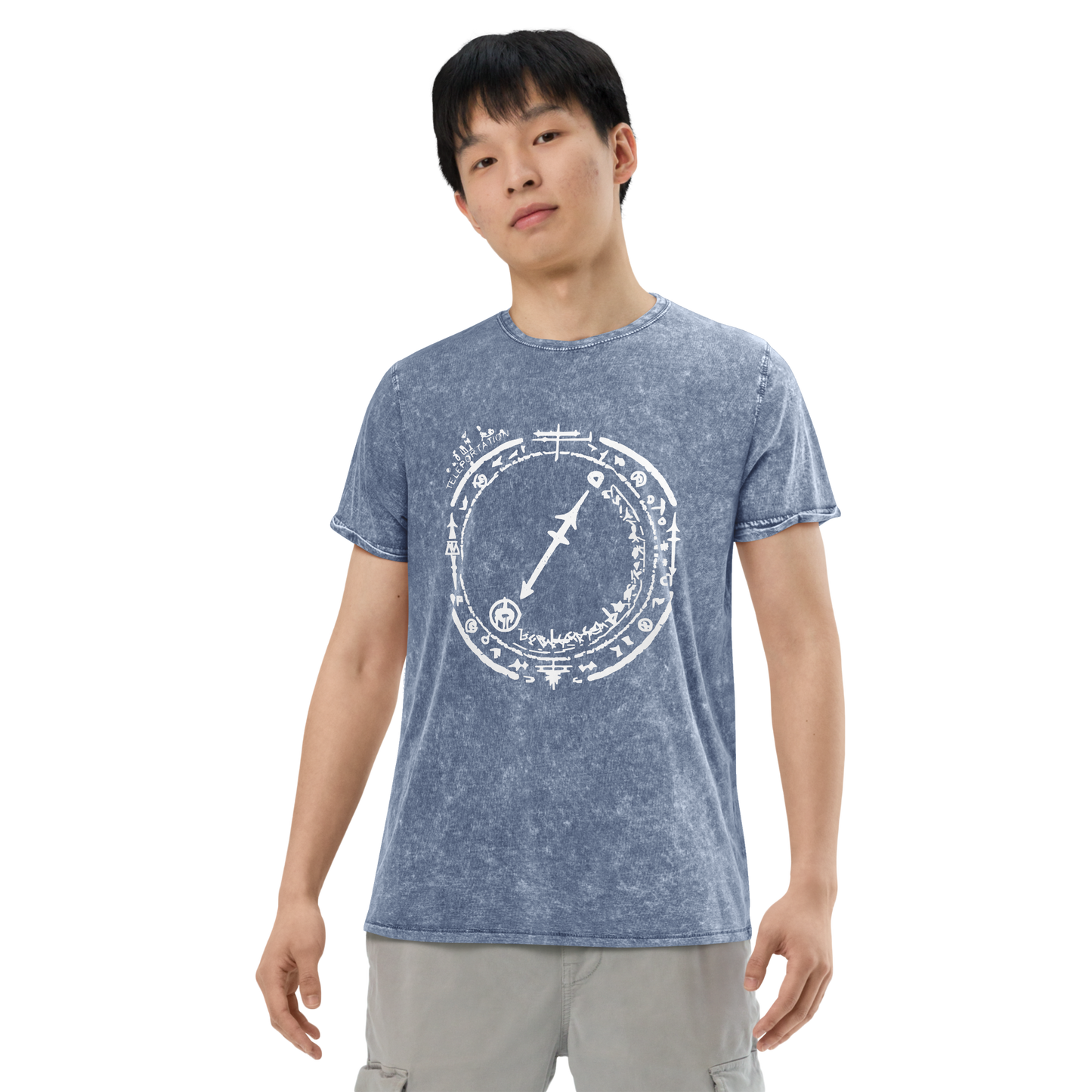 Teleportation Circle Denim Tee - Unisex Fit