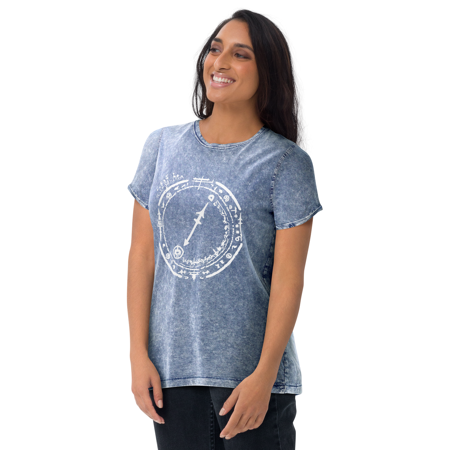 Teleportation Circle Denim Tee - Unisex Fit