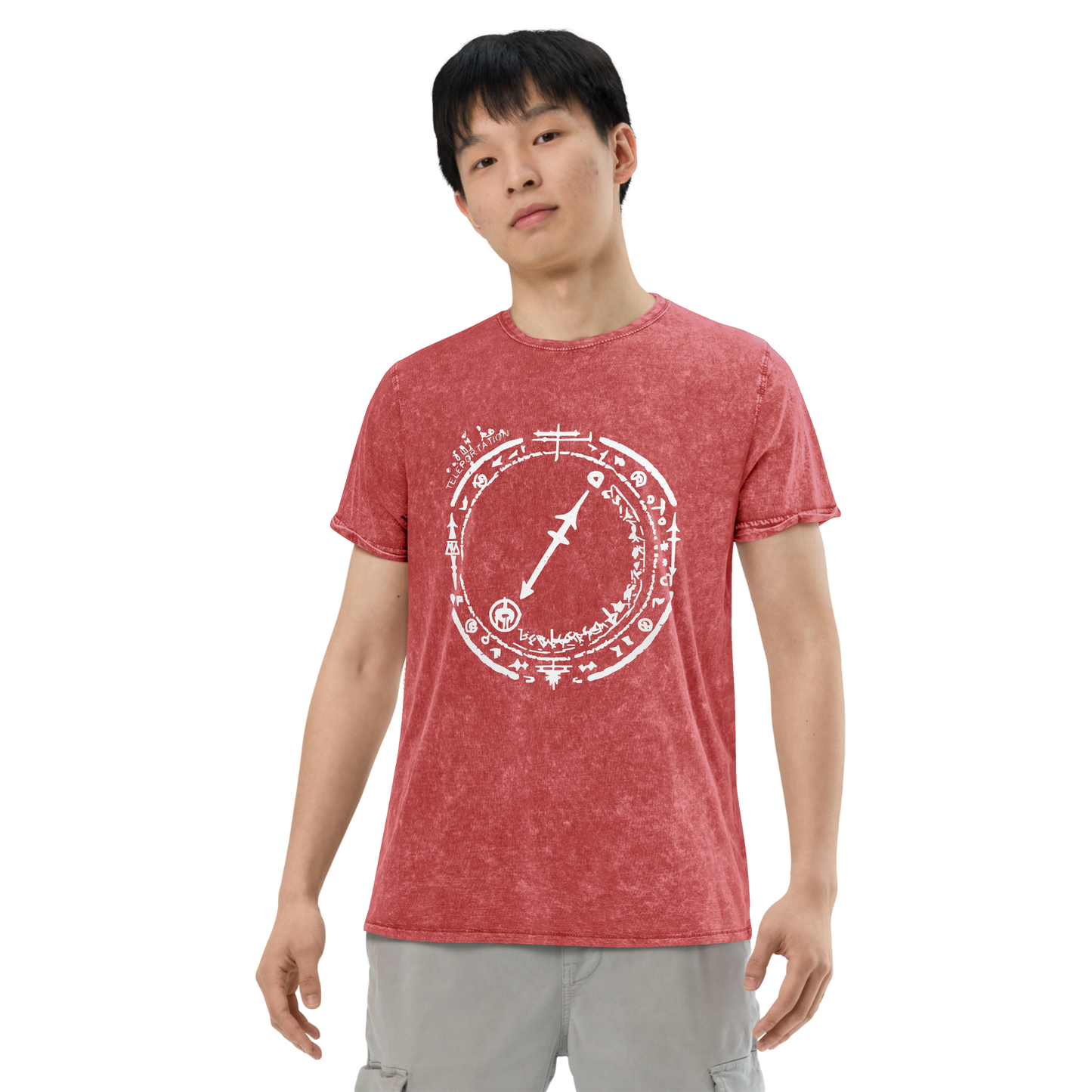 Teleportation Circle Denim Tee - Unisex Fit