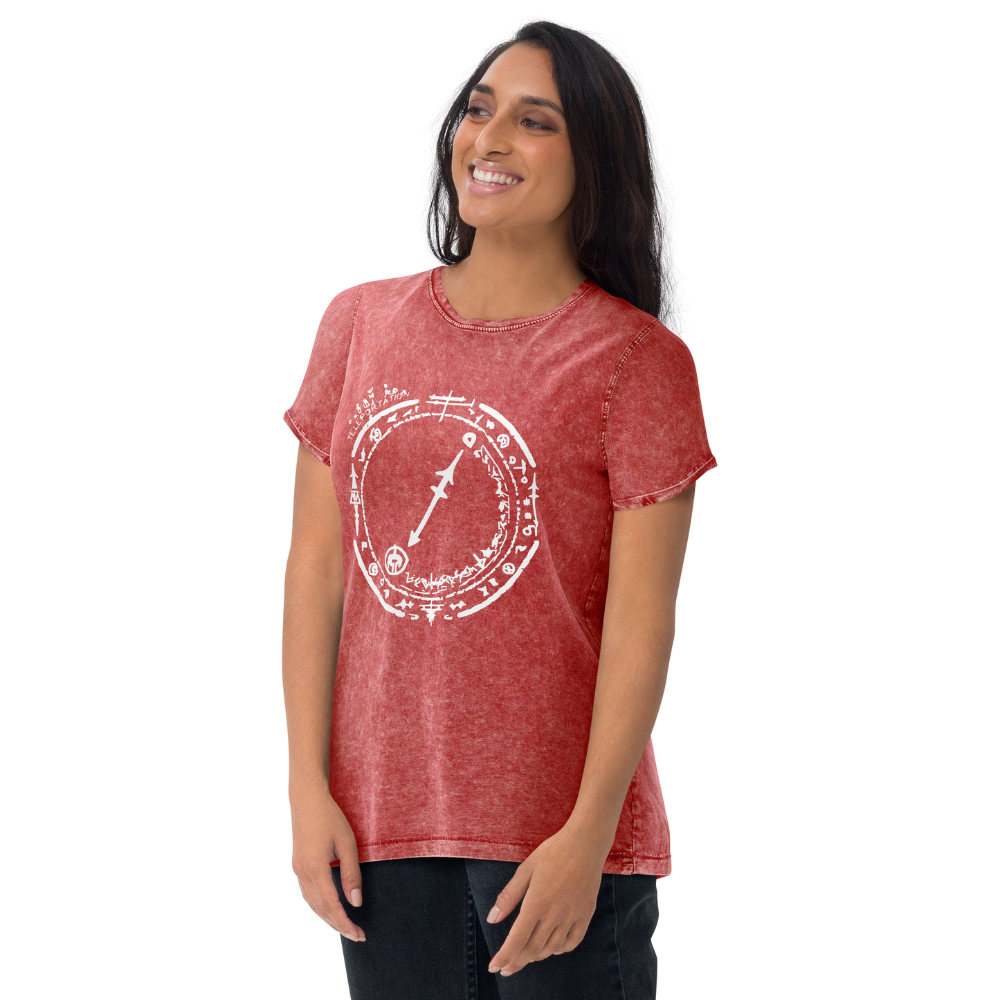 Teleportation Circle Denim Tee - Unisex Fit