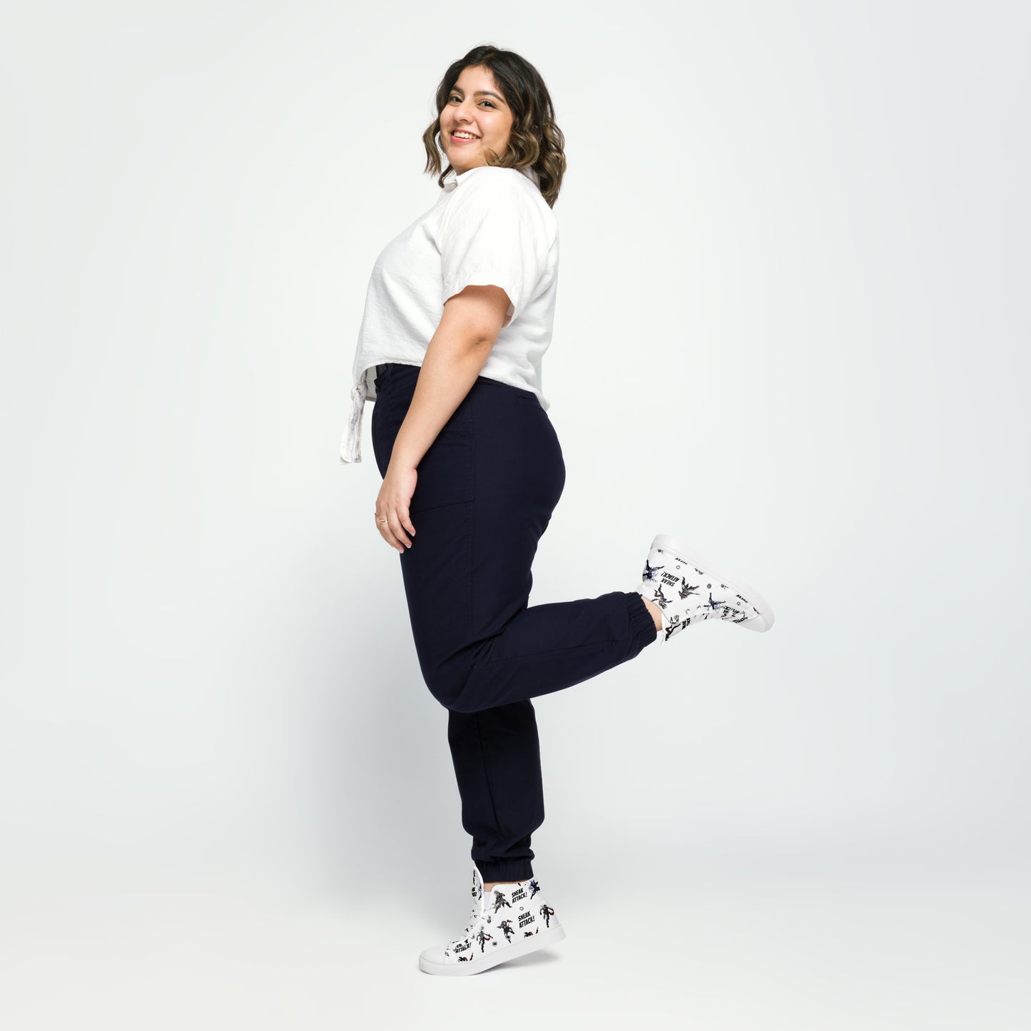 Sneak Attack Sneakers! - Feminine size convention - High top shoes