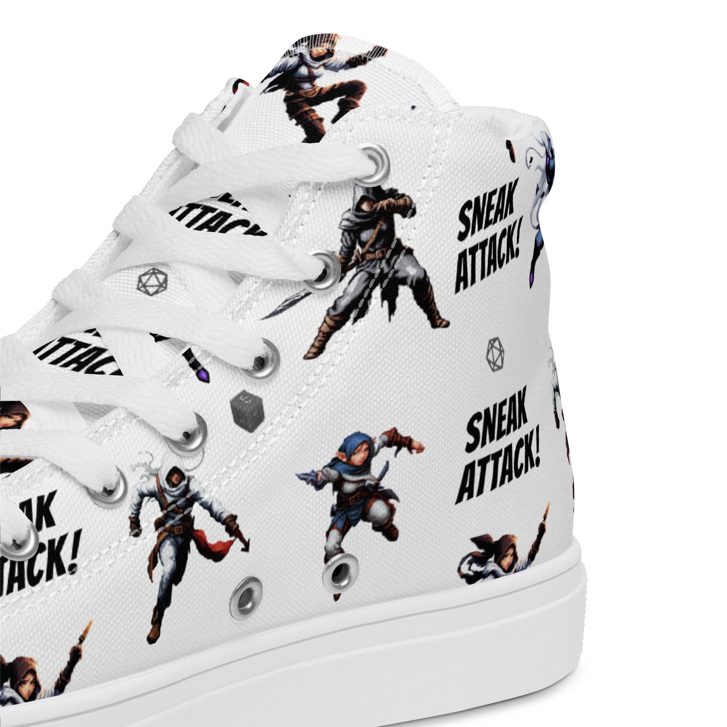 Sneak Attack Sneakers! - Feminine size convention - High top shoes