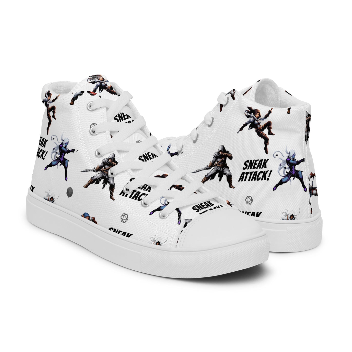 Sneak Attack Sneakers! - Feminine size convention - High top shoes