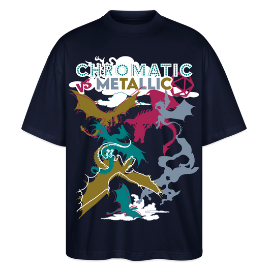Organic Relaxed T-Shirt Made in EU - navy