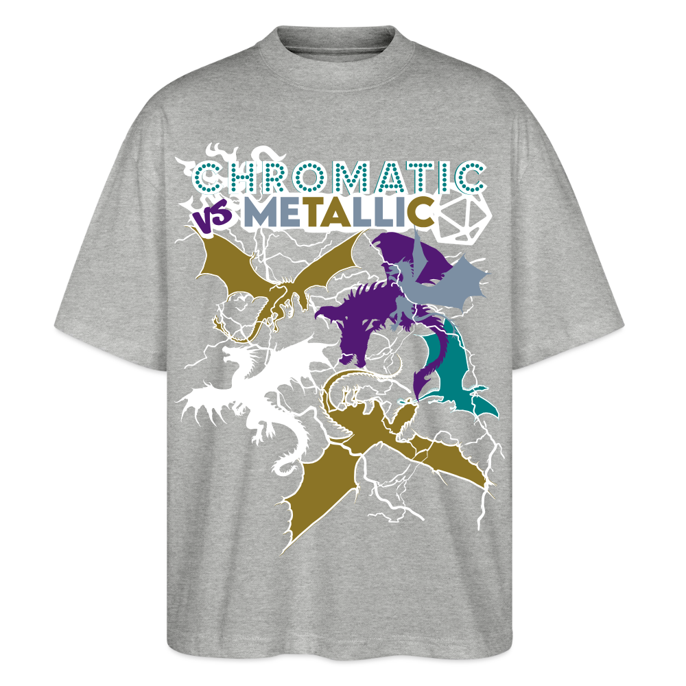 Organic Relaxed T-Shirt Made in EU - heather grey