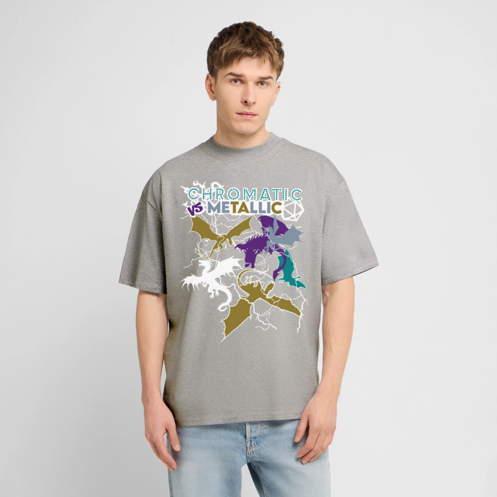 Organic Relaxed T-Shirt Made in EU - heather grey
