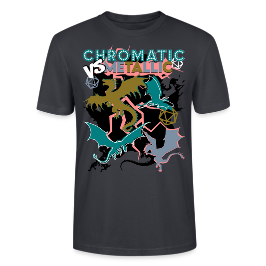 Organic Relaxed T-Shirt Made in EU - India Ink Grey