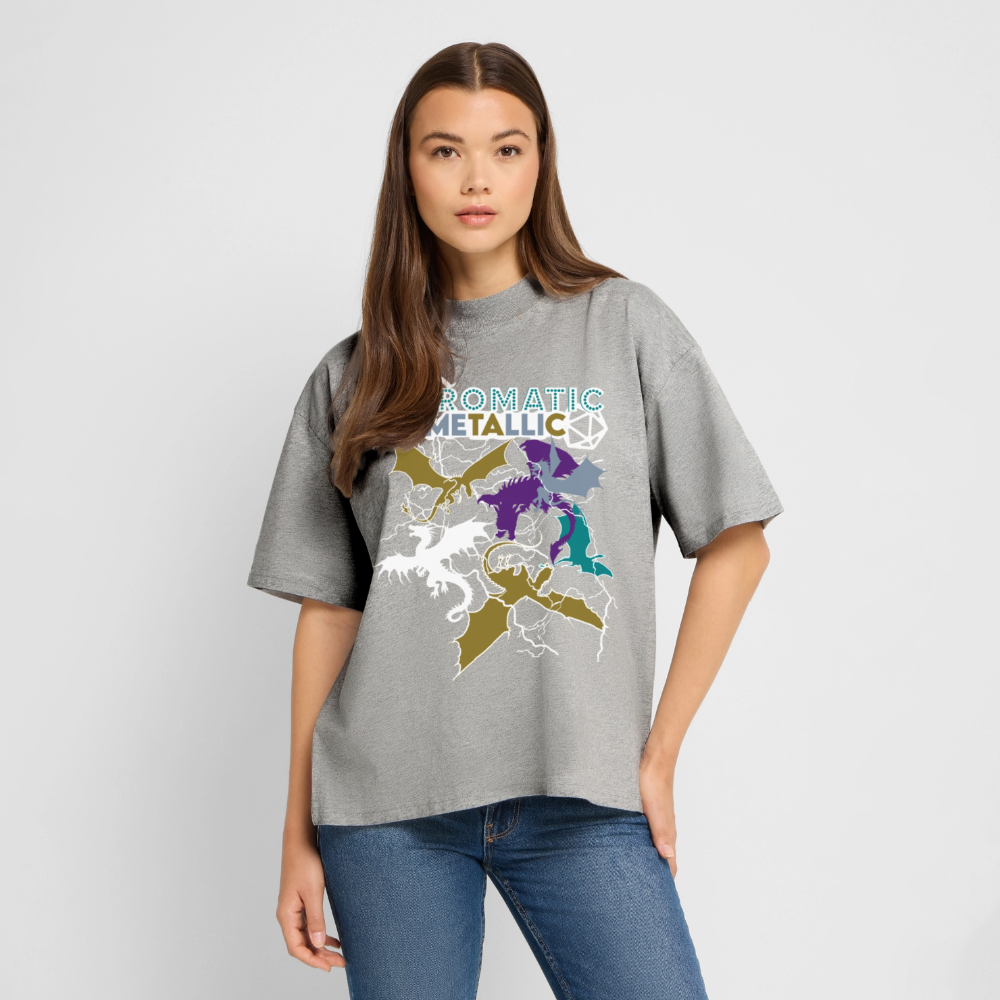 Organic Relaxed T-Shirt Made in EU - heather grey