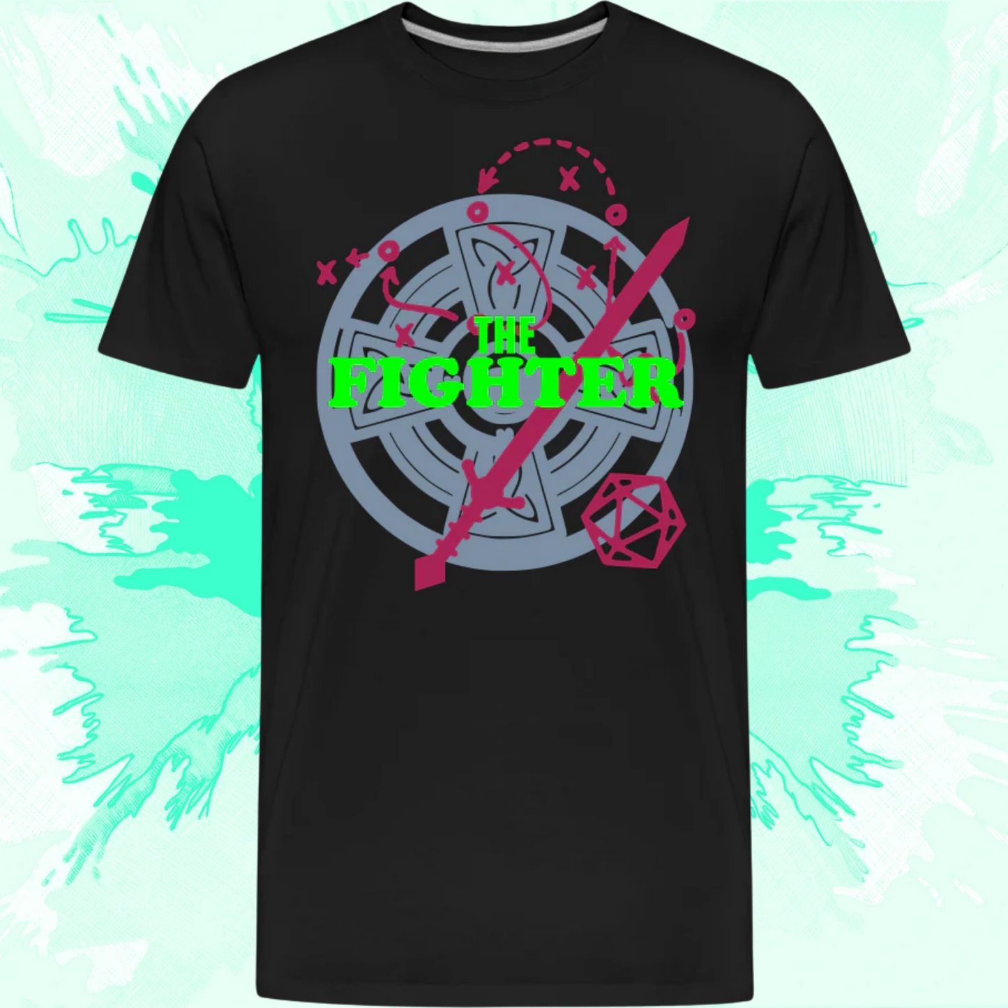 The Fighter Neon Tee! - Masculine Fit